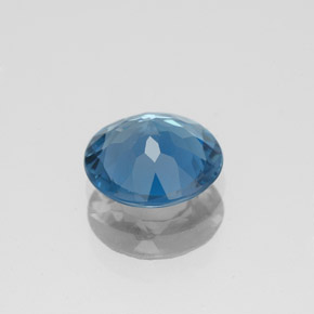 Topaz Gemstone in 8 mm (calibrated) Size for Sale, Topaz Stone in London Blue Color