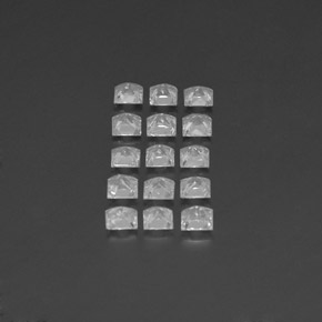 Topaz Gemstones in 3.6 x 3.6 mm Size for Sale, Topaz Stones in White Color