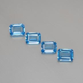 Синий / Голубой Топаз Камень - 1.7ct Фасетный Октагон (ID: 367409)
