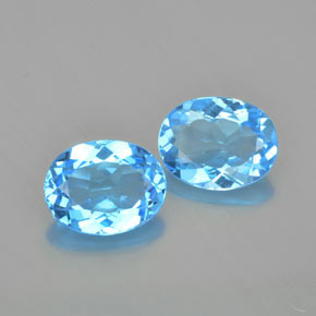 Swiss Blue Topaz Gem - 2.1ct Oval Facet (ID: 368211)