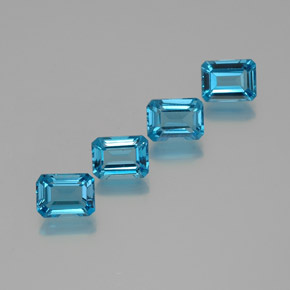 2ct Octagon Facet Swiss Blue Topaz Gem for sale 2ct Octagon Facet Swiss Blue Topaz Gem (ID: 372280)