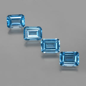 Swiss Blue Topaz Gem - 1.9ct Octagon Facet (ID: 372330)