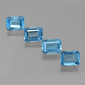 1.9ct Octagon Facet Swiss Blue Topaz Gem for sale 1.9ct Octagon Facet Swiss Blue Topaz Gem (ID: 373153)
