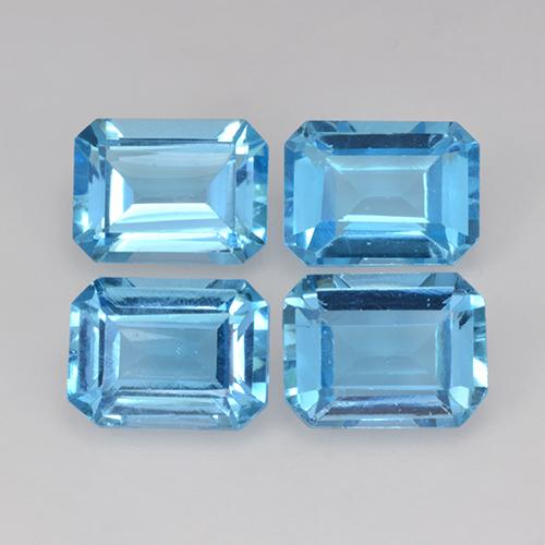1.9ct Octagon Facet Swiss Blue Topaz Gem for sale 1.9ct Octagon Facet Swiss Blue Topaz Gem (ID: 373164)