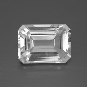 Blanco Topacio Gema - 9.2ct Forma octagonal (ID: 384136)