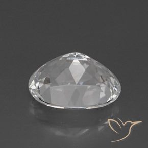 Topaz Gemstone in 11 x 9 mm (calibrated) Size for Sale, Topaz Stone in Clear White Color