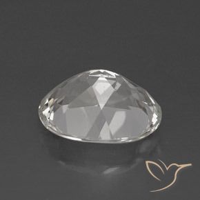 Topaz Gemstone in 11 x 9 mm (calibrated) Size for Sale, Topaz Stone in Clear White Color