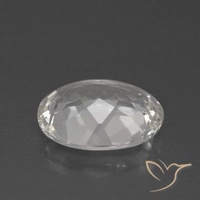 Topaz Gemstone in 11 x 9 mm (calibrated) Size for Sale, Topaz Stone in Clear White Color