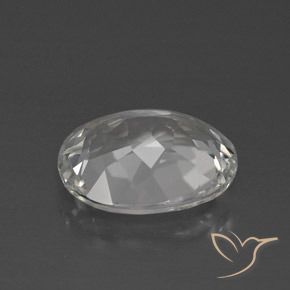 Topaz Gemstone in 11 x 9 mm (calibrated) Size for Sale, Topaz Stone in Clear White Color