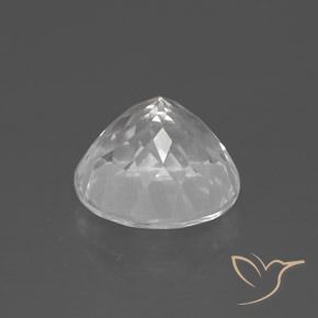 Topaz Gemstone in 10 mm (calibrated) Size for Sale, Topaz Stone in Clear White Color