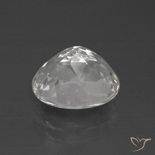 Topaz Gemstone in 11 x 9 mm (calibrated) Size for Sale, Topaz Stone in Clear White Color
