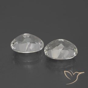 Topaz Gemstones in 10 x 8 mm (calibrated) Size for Sale, Topaz Stones in White Color