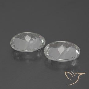 Topaz Gemstones in 11 x 9 mm (calibrated) Size for Sale, Topaz Stones in White Color