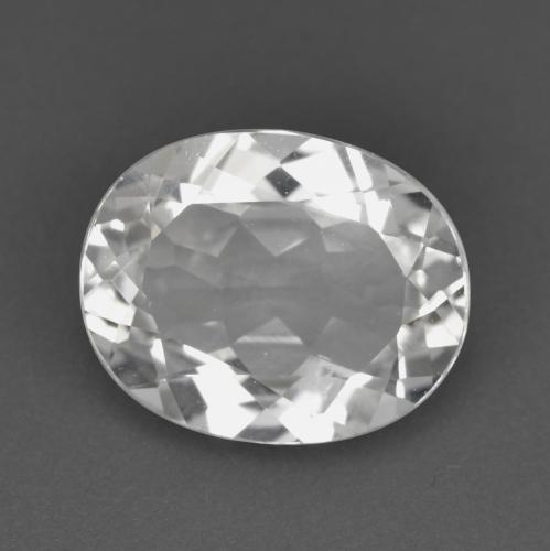 White Topaz Gem - 2.7ct Oval Facet (ID: 385056)