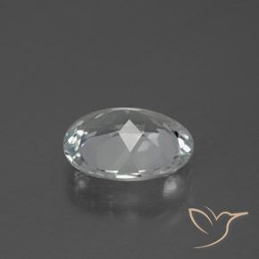 Topaz Gemstone in 11 x 9 mm (calibrated) Size for Sale, Topaz Stone in Clear White Color