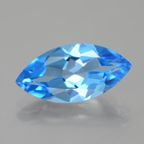 4.4ct Marquise Facet Swiss Blue Topaz Gem for sale 4.4ct Marquise Facet Swiss Blue Topaz Gem (ID: 385097)