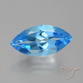 4.8ct Marquise Facet Swiss Blue Topaz Gem for sale 4.8ct Marquise Facet Swiss Blue Topaz Gem (ID: 385123)