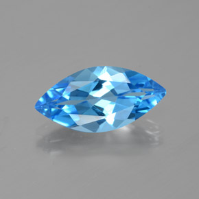 4ct Marquise Facet Swiss Blue Topaz Gem for sale 4ct Marquise Facet Swiss Blue Topaz Gem (ID: 385383)