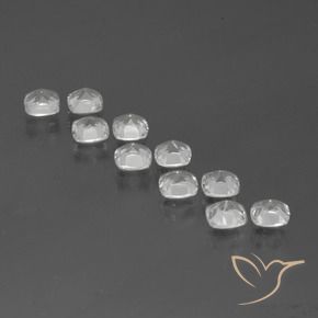 Topaz Gemstones in 4.6 x 4.5 mm Size for Sale, Topaz Stones in White Color