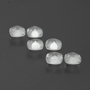 Topaz Gemstones in 4.6 x 4.6 mm Size for Sale, Topaz Stones in White Color