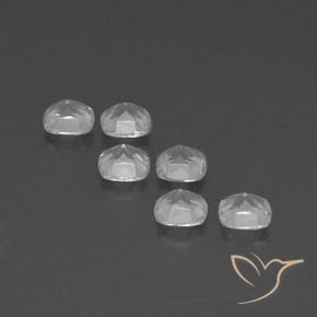Topaz Gemstones in 4.6 x 4.6 mm Size for Sale, Topaz Stones in White Color