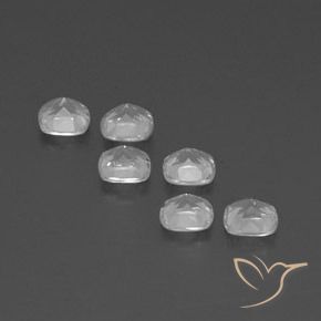 Topaz Gemstones in 4.6 x 4.6 mm Size for Sale, Topaz Stones in Clear White Color