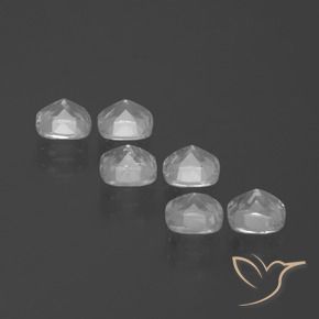 Topaz Gemstones in 4.6 x 4.6 mm Size for Sale, Topaz Stones in White Color