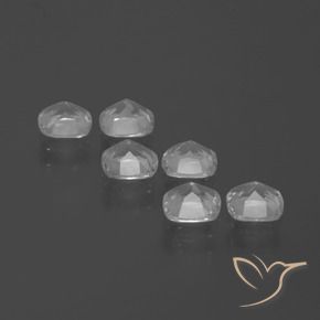 Topaz Gemstones in 4.6 x 4.5 mm Size for Sale, Topaz Stones in White Color