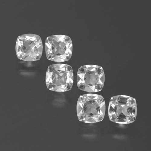 White Topaz Gem - 0.5ct Cushion-Cut (ID: 386168)