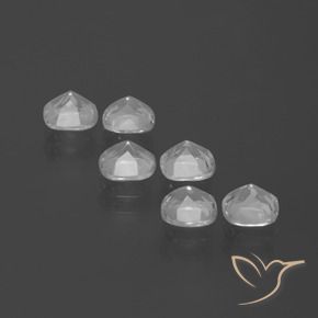 Topaz Gemstones in 4.6 x 4.5 mm Size for Sale, Topaz Stones in White Color