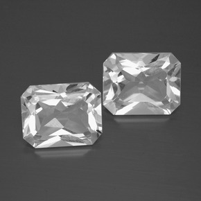 Blanco Topacio Gema - 3.5ct Forma octagonal (ID: 386283)
