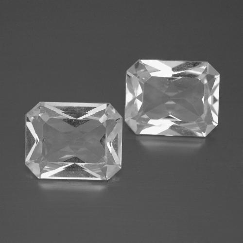 Bianco Topazio Gem - 3.3ct Sfaccettatura ottagonale (ID: 386291)