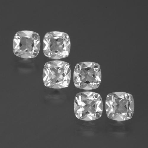 White Topaz Gem - 0.5ct Cushion-Cut (ID: 386356)