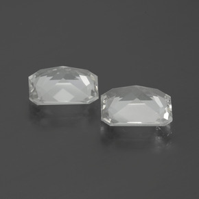 Topaz Gemstones in 10 x 8 mm (calibrated) Size for Sale, Topaz Stones in White Color