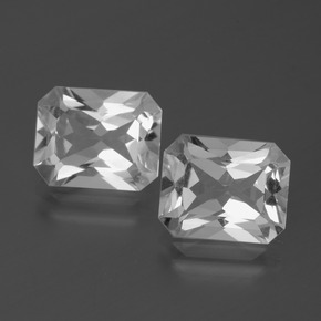 Blanco Topacio Gema - 3.6ct Forma octagonal (ID: 386585)