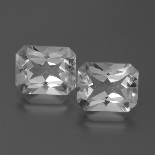 Clear White Topaz Gem - 3.7ct Octagon Facet (ID: 386591)