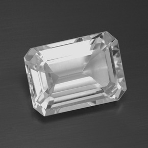 8.52 ct White Topaz Stone, Natural Topaz in Octagon Facet Shape for Sale