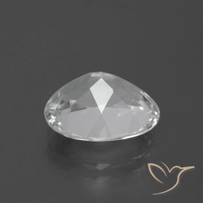 Topaz Gemstone in 12 x 10 mm (calibrated) Size for Sale, Topaz Stone in Clear White Color
