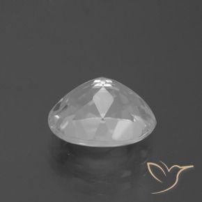 Topaz Gemstone in 11 x 9 mm (calibrated) Size for Sale, Topaz Stone in Clear White Color
