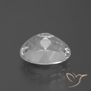 Topaz Gemstone in 12 x 9.2 mm Size for Sale, Topaz Stone in Clear White Color