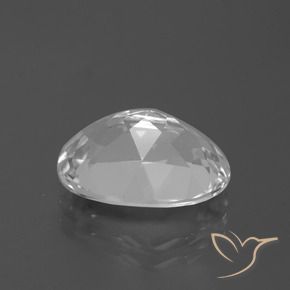 Topaz Gemstone in 13 x 9 mm (calibrated) Size for Sale, Topaz Stone in White Color