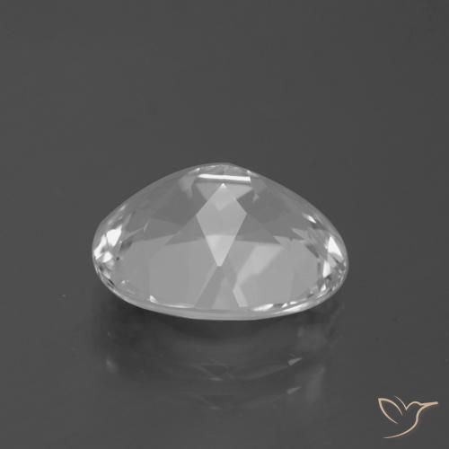 Topaz Gemstone in 12 x 10 mm (calibrated) Size for Sale, Topaz Stone in Clear White Color