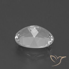 Topaz Gemstone in 11.9 x 8.9 mm Size for Sale, Topaz Stone in White Color