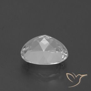 Topaz Gemstone in 11 x 9 mm (calibrated) Size for Sale, Topaz Stone in Clear White Color