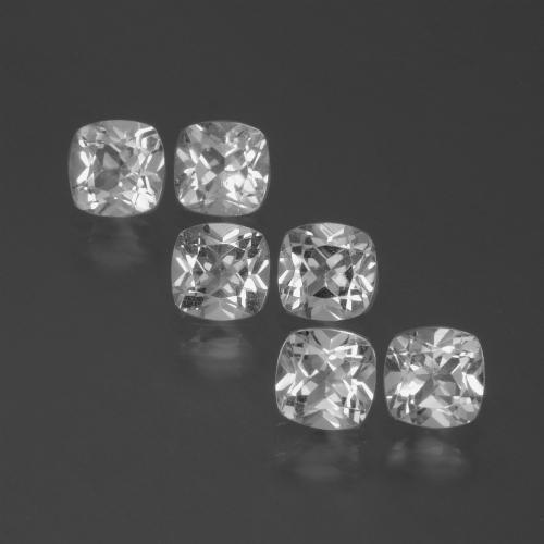 Clear White Topaz Gem - 0.5ct Cushion-Cut (ID: 387271)