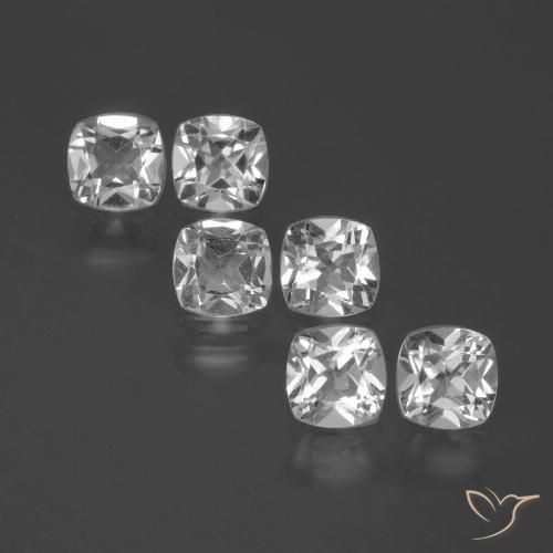 2.81ctw Natural Clear White Topaz, Cushion, VVS-VS, Photo A