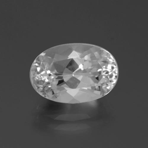Topacio Forma ovalada de 4,86 ct de Brasil, Dimensión 12,1 x 8,3mm, Claridad vvs, Piedra preciosa natural No tratado, 1 pieza de Topacio en color Blanco, Dureza Mohs de 8 Adecuado para joyas de uso diario, Simboliza la buena salud, Photo A