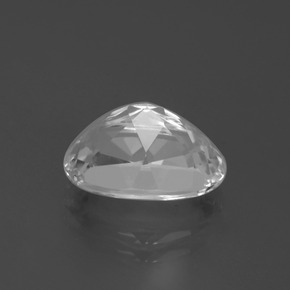 Topaz Gemstone in 12.1 x 8.3 mm Size for Sale, Topaz Stone in White Color