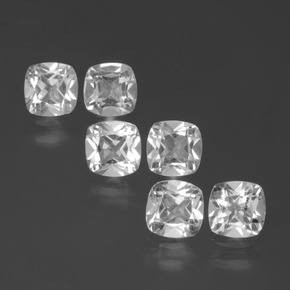 White Topaz Gem - 0.5ct Cushion-Cut (ID: 387380)