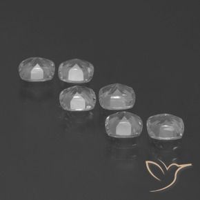 Topaz Gemstones in 4.6 x 4.6 mm Size for Sale, Topaz Stones in Clear White Color